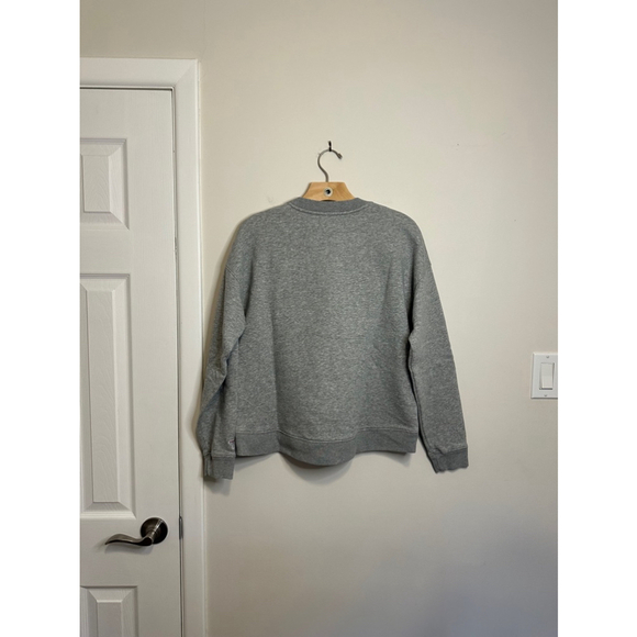 TNA By Aritzia Grey cozy fleece sweatshirt size small - Picture 4 of 5